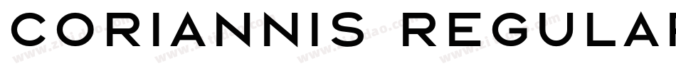 Coriannis Regular字体转换